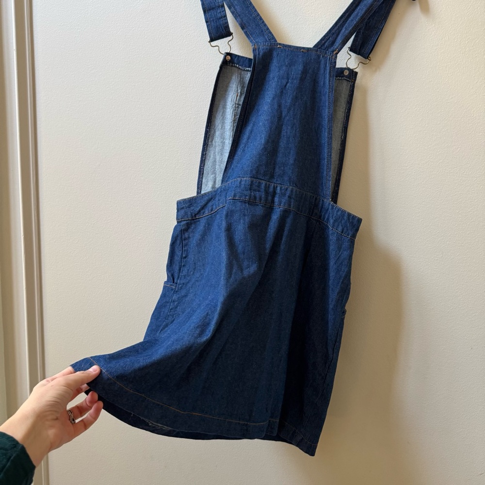 NWT Umgee Blue Overall Dress Small - Picture 10 of 13